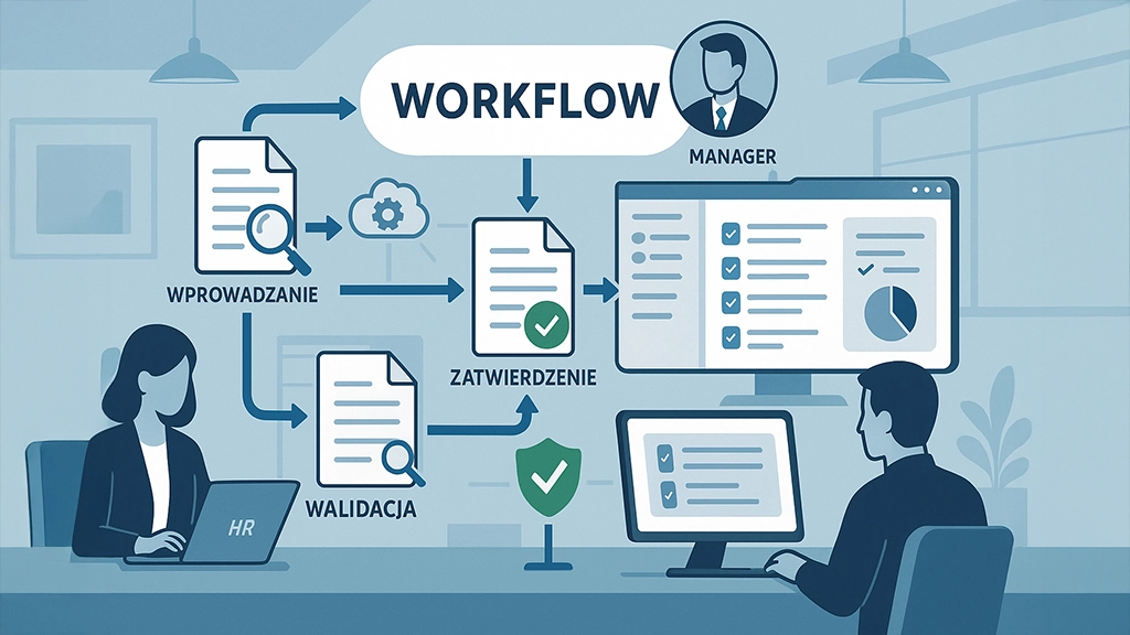 Termin Workflow — zautomatyzowany przepływ procesów i zarządzanie obiegiem dokumentów
