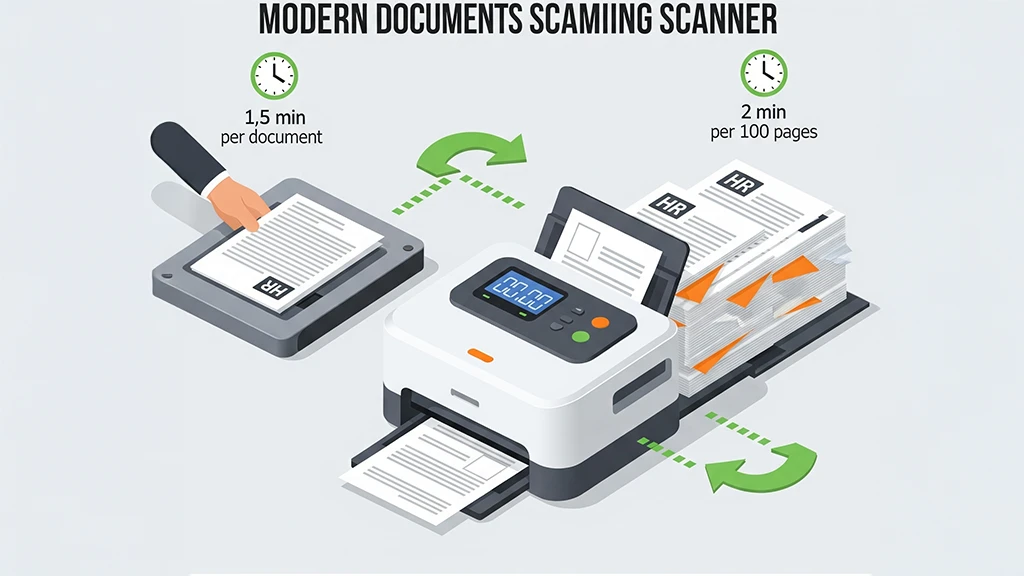 Skanowanie dokumentów — proces masowej digitalizacji akt osobowych z automatycznym rozpoznawaniem w programie Archivista