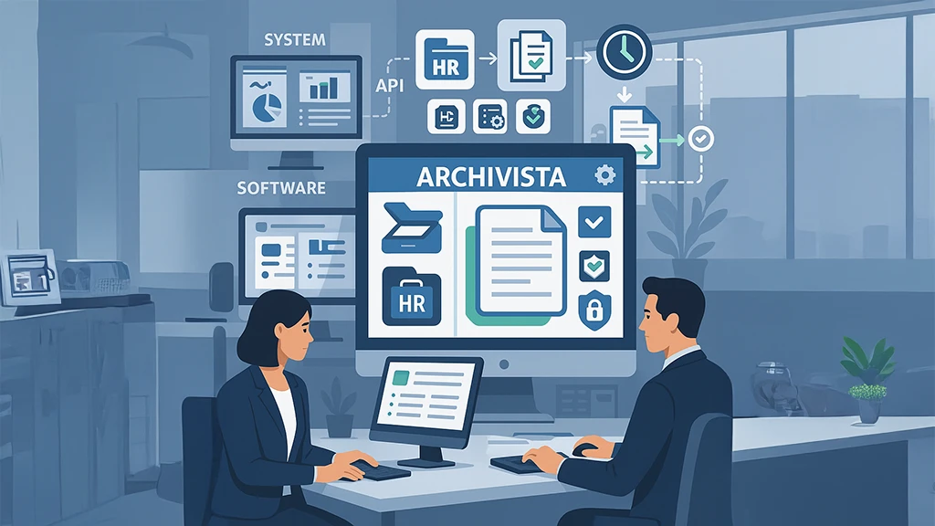 Oprogramowanie biznesowe - zaawansowany interfejs programu Archivista z funkcjami zarządzania dokumentami w profesjonalnym środowisku IT